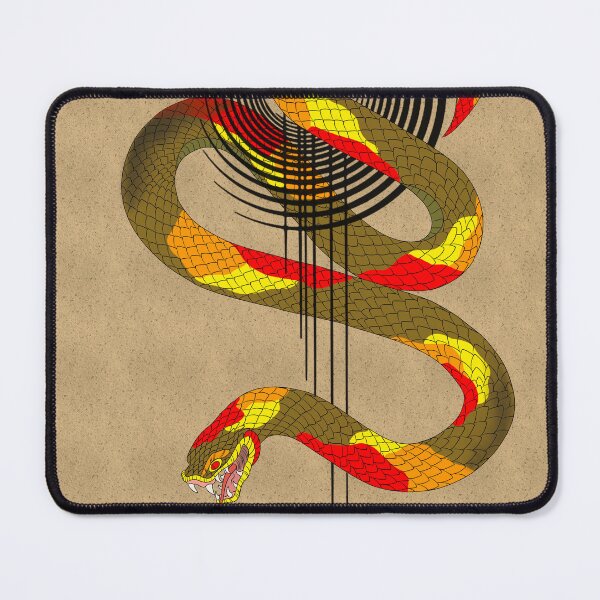 Item preview, Neotraditional Snake Tattoo designed and sold by Phosphorescent Dreaming.