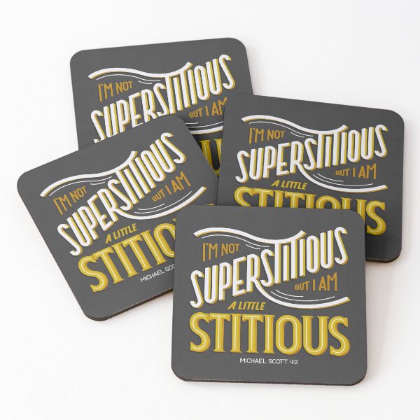 Item preview, I'm Not Superstitious, But I Am a Little Stitious designed and sold by Alyssa Brensinger.