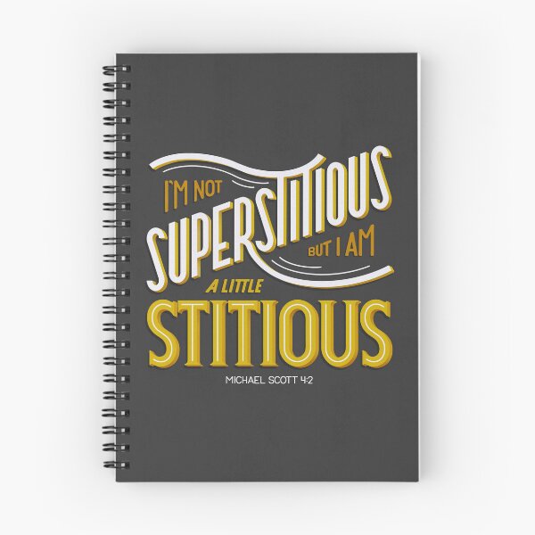 Item preview, I'm Not Superstitious, But I Am a Little Stitious designed and sold by Alyssa Brensinger.
