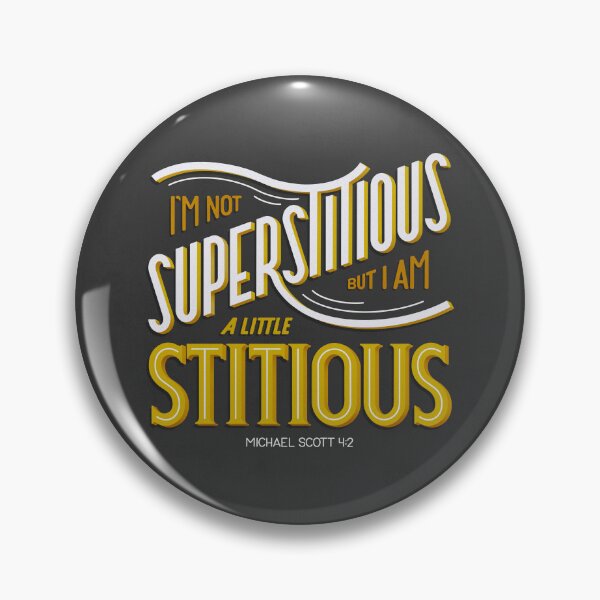 Item preview, I'm Not Superstitious, But I Am a Little Stitious designed and sold by Alyssa Brensinger.