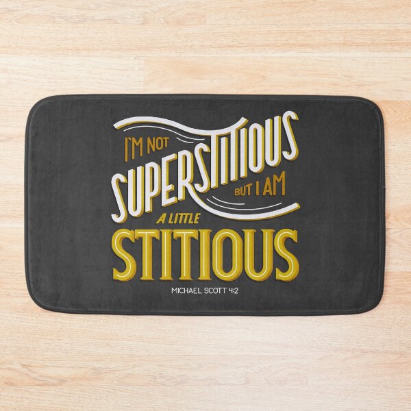 Item preview, I'm Not Superstitious, But I Am a Little Stitious designed and sold by Alyssa Brensinger.
