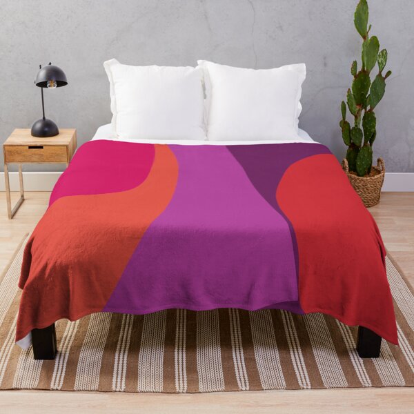 Item preview, Red Hot Pink Purple Abstract Shapes, Irena Orlov  designed and sold by Irena Orlov.