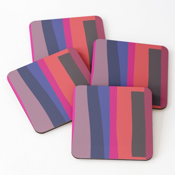 Item preview, Pink Red Blue Shapes, Irena Orlov designed and sold by Irena Orlov.