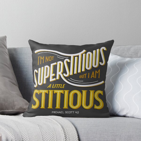 Item preview, I'm Not Superstitious, But I Am a Little Stitious designed and sold by Alyssa Brensinger.