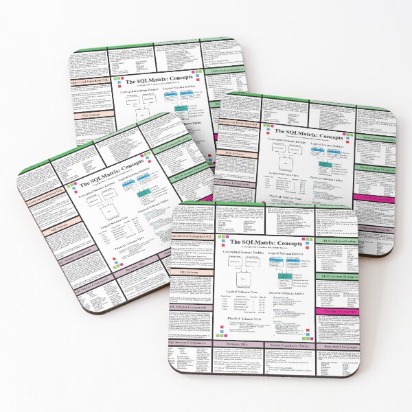 Item preview, The SQLMatrix :Concepts - SQL in 10 Minutes, From the TechnologyMatrix at Redbubble, Winter 2022 designed and sold by Mark Stansberry.