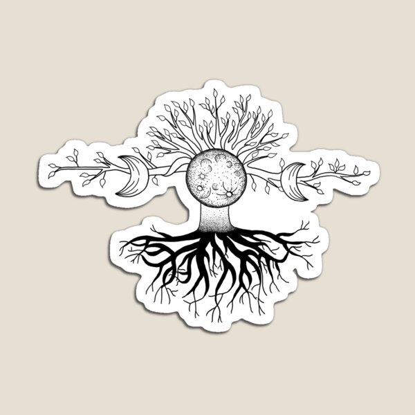 Item preview, Lunar Tree of Life designed and sold by greeneggsandcam.