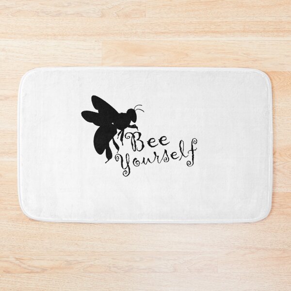 Item preview, Bee Yourself - Black Text with Honey Bee designed and sold by MountMercantile.
