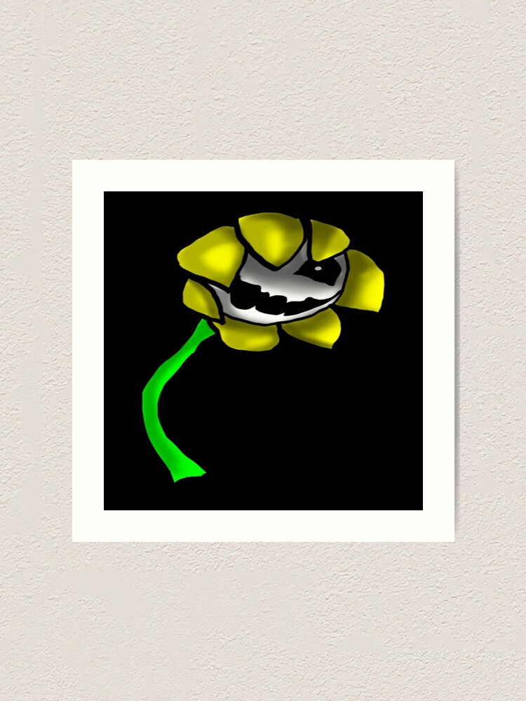 Undertale - Flowey Art Print for Sale by kieyRevange