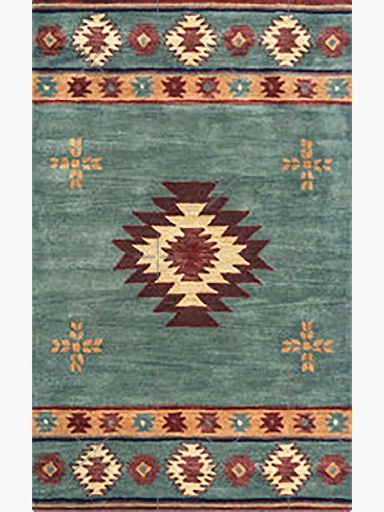 Vintage Pendleton réversible double face motif sud-ouest de laine