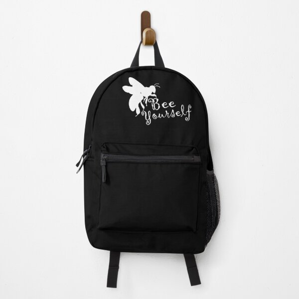 Item preview, Bee Yourself - White Text with Honey Bee designed and sold by MountMercantile.
