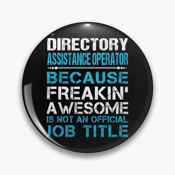 Item preview, Directory Assistance Operator T Shirt - Freaking Awesome Job Gift Item Tee designed and sold by oetate4774.