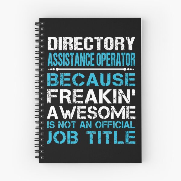 Item preview, Directory Assistance Operator T Shirt - Freaking Awesome Job Gift Item Tee designed and sold by oetate4774.