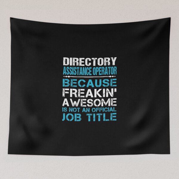 Item preview, Directory Assistance Operator T Shirt - Freaking Awesome Job Gift Item Tee designed and sold by oetate4774.