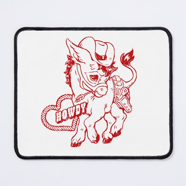 Item preview, Howdy Donkey in Poppy Red designed and sold by Marianne Martin.