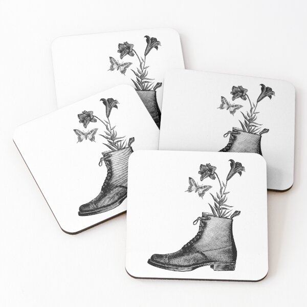 Item preview, Vintage Floral Boot designed and sold by ChelleCreate.
