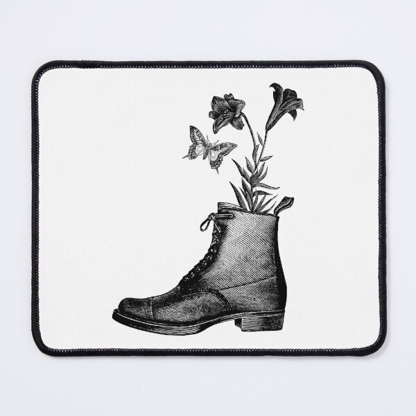 Item preview, Vintage Floral Boot designed and sold by ChelleCreate.