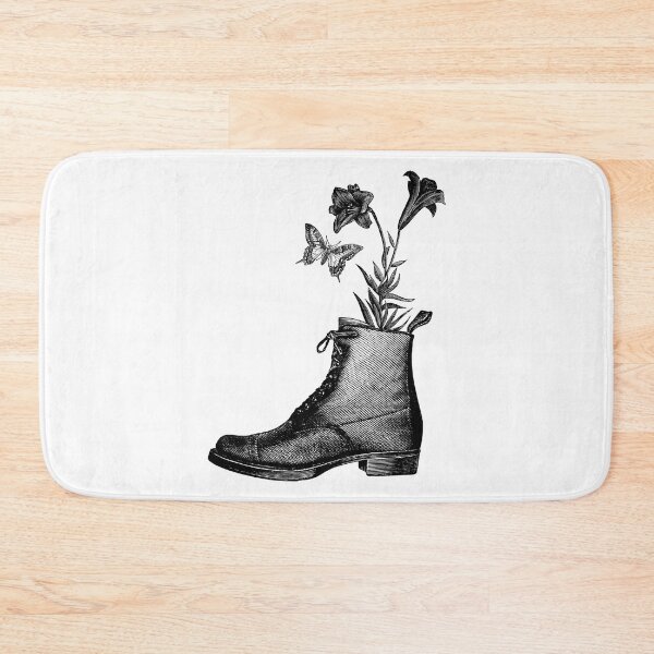 Item preview, Vintage Floral Boot designed and sold by ChelleCreate.