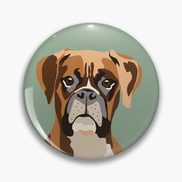 Item preview, boxer dog designed and sold by BigAndBug.