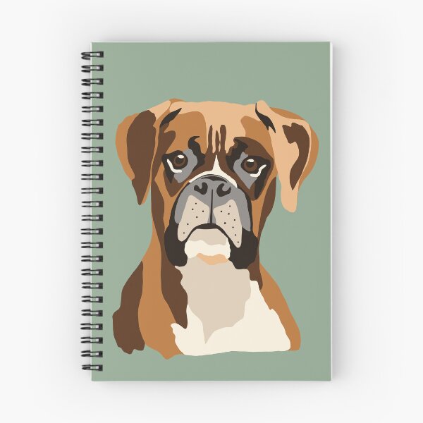 Item preview, boxer dog designed and sold by BigAndBug.