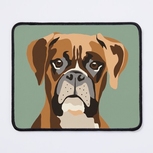Item preview, boxer dog designed and sold by BigAndBug.