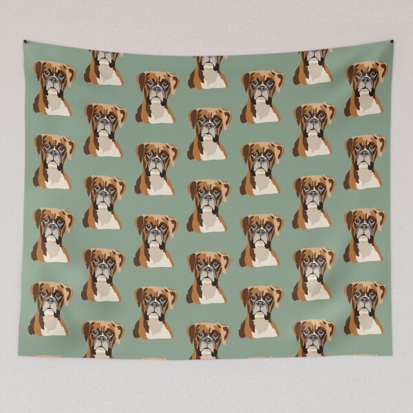 Item preview, boxer dog designed and sold by BigAndBug.