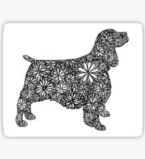 English Springer Spaniel- Part of the Doodle Dog Collection Sticker