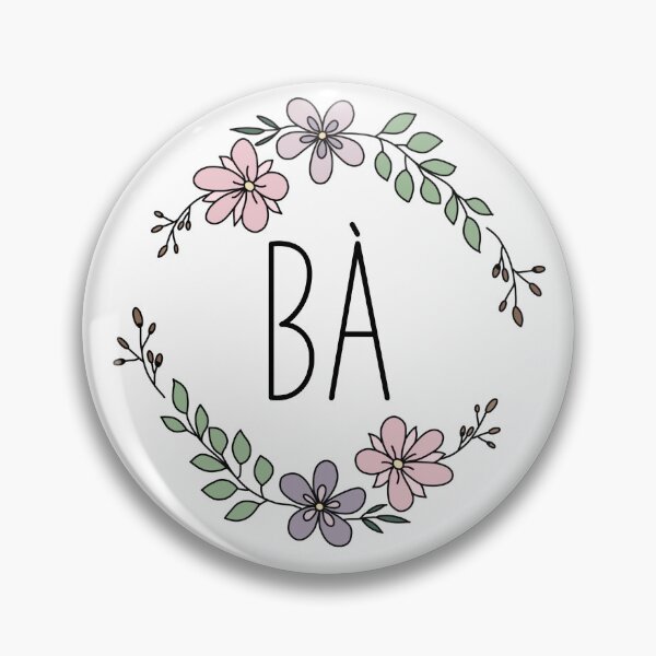 Item preview, Bà - Grandma - Vietnamese - Floral Design designed and sold by Dguzman04.