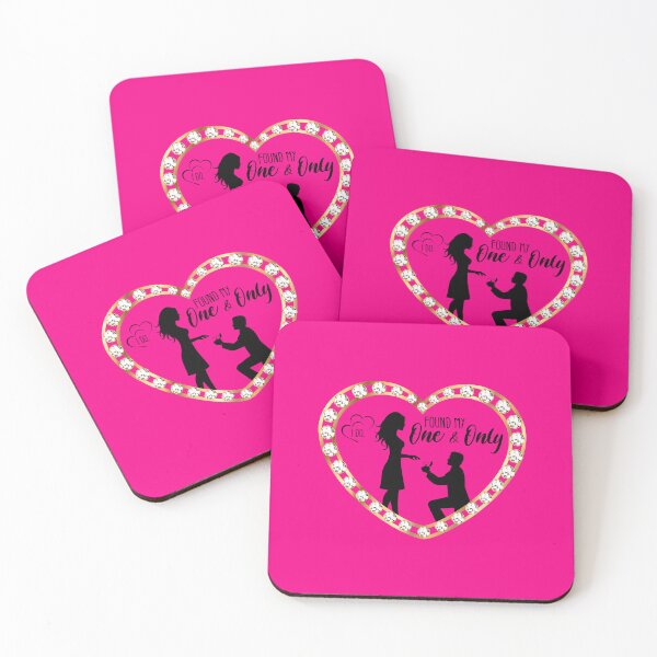 Item preview, Diamond Proposal (on Hot Pink) designed and sold by PawsitiveMum.