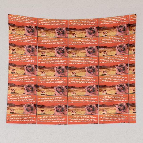 Item preview, Gatos en Marte designed and sold by OrangeSwirly.