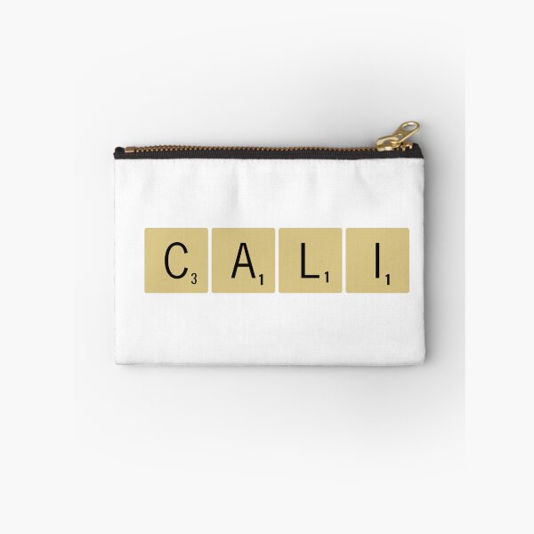 Item preview, Cali Scrabble Tiles Horizontal Sticker California designed and sold by SowCow.