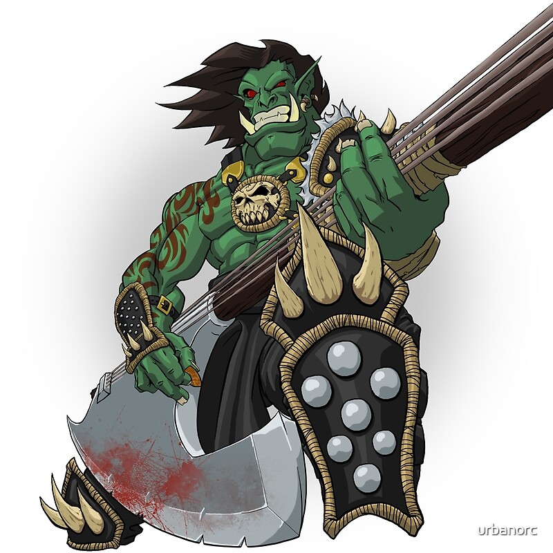 "Orc Bard" by urbanorc | Redbubble