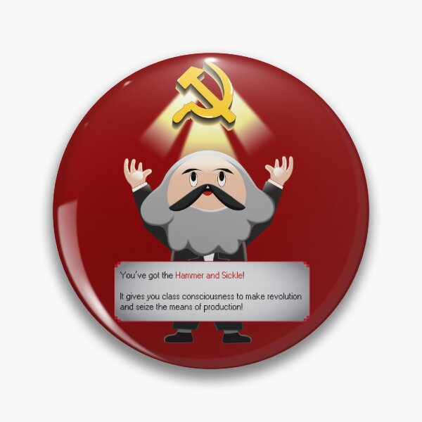 Item preview, Karl Marx New Item Hammer and Sickle designed and sold by gabyshiny.