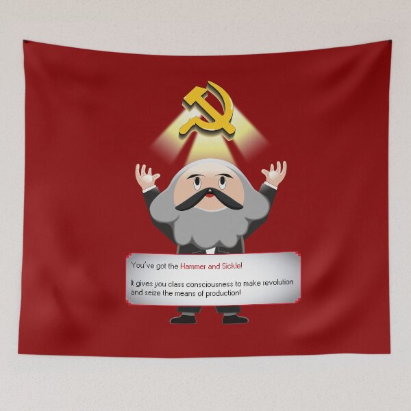 Item preview, Karl Marx Nuevo artículo Hoz y martillo designed and sold by gabyshiny.