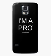 Funny Procrastination T-Shirt Case/Skin for Samsung Galaxy