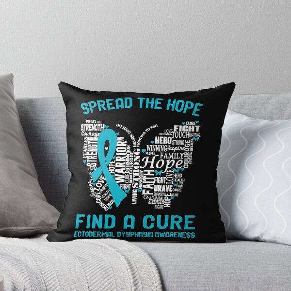 Item preview, Butterfly Ribbon Spread The Hope Find A Cure Ectodermal Dysphasia Awareness designed and sold by Tadmab.