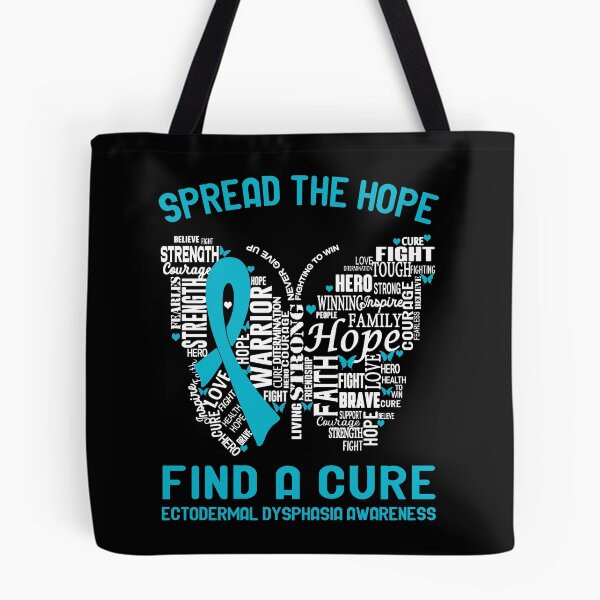 Item preview, Butterfly Ribbon Spread The Hope Find A Cure Ectodermal Dysphasia Awareness designed and sold by Tadmab.