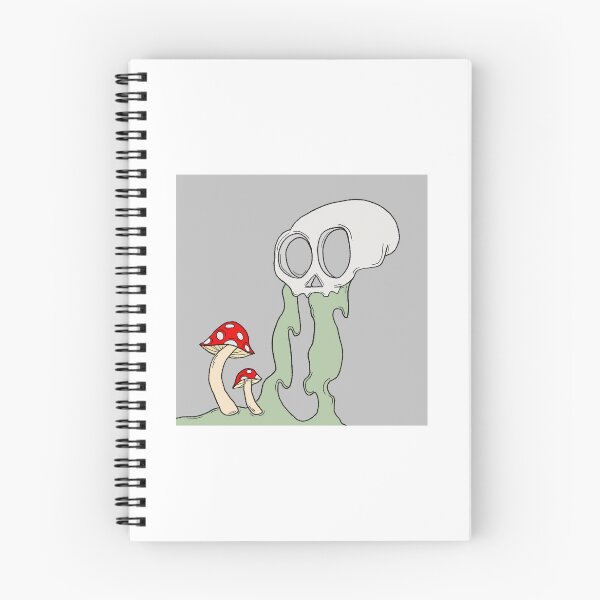 Item preview, trippy surreal skull designed and sold by mxshroomx.