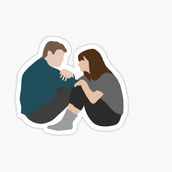 Normal People - Marianne and Connel Sticker