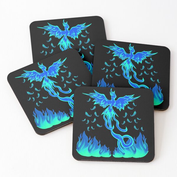 Item preview, Firebird with Flames V1, great flame patterns, best fantasy designs designed and sold by Kirei-Lily.