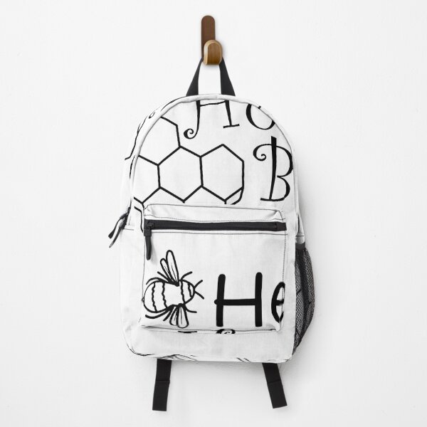 Item preview, Hello Honey Bun - Black Text with Bees and Honey Comb designed and sold by MountMercantile.