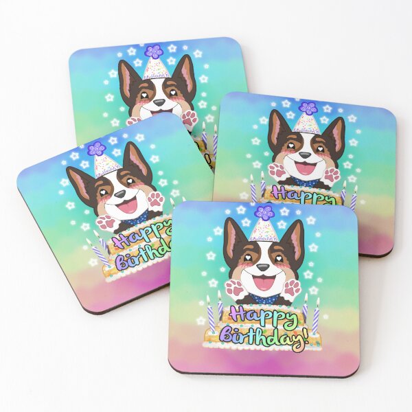 Item preview, Happy Birthday - Tri Color Corgi designed and sold by SPufferART.