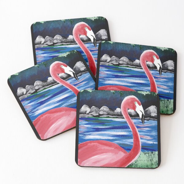 Item preview, Flamingo artwork designed and sold by LukjanovArt.
