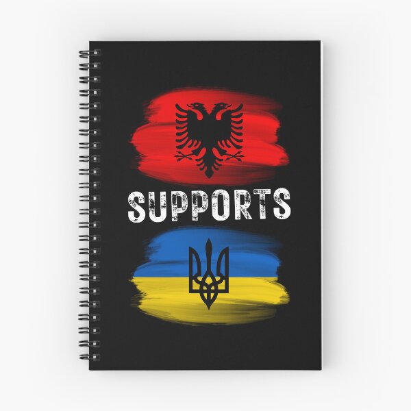 Item preview, Albania Supports Ukraine t-Shirt , Support Ukraine designed and sold by zoonix.