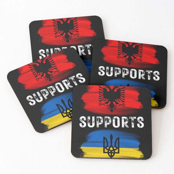 Item preview, Albania Supports Ukraine t-Shirt , Support Ukraine designed and sold by zoonix.