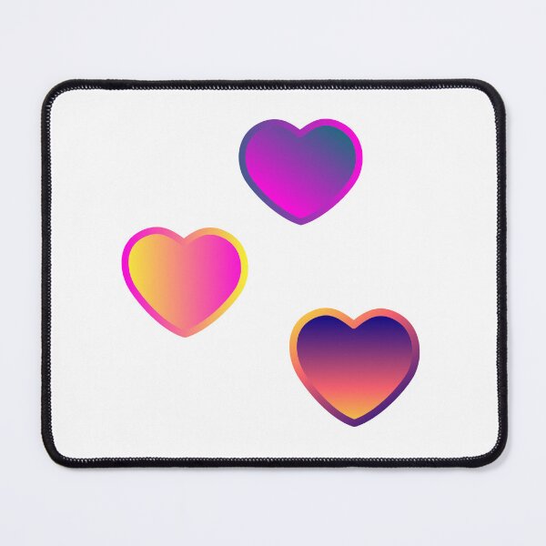 Item preview, hearts heart pink purple neon sunset designed and sold by MiraNomegusta.