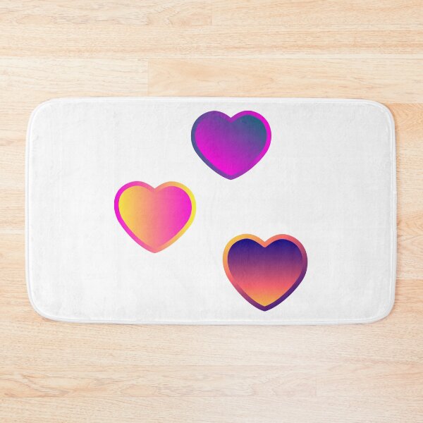 Item preview, hearts heart pink purple neon sunset designed and sold by MiraNomegusta.