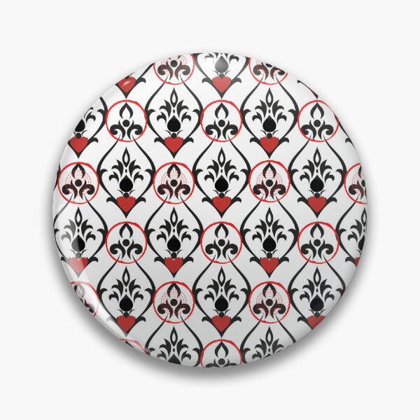 Item preview, Heart Damask Print designed and sold by Project182500.