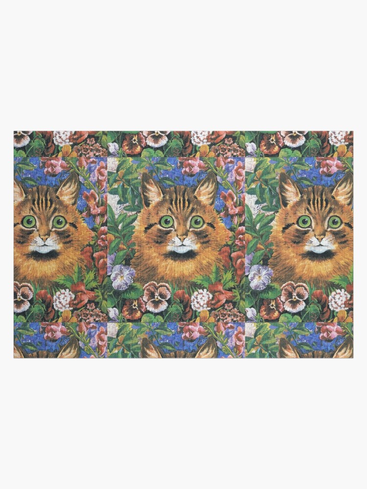 Study of a Cat's Head Jigsaw Puzzle by Louis Wain - Pixels Merch