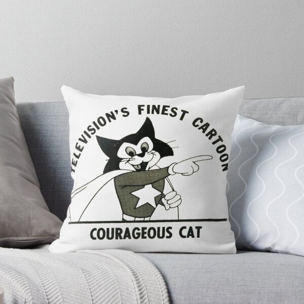 Item preview, Courageous Cat Cartoon designed and sold by K1Store.
