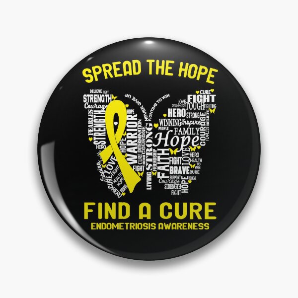 Item preview, Butterfly Ribbon Spread The Hope Find A Cure Endometriosis Awareness designed and sold by Tadmab.